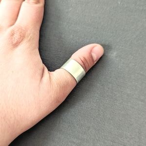 Sterling silver handmade band ring size 6.5